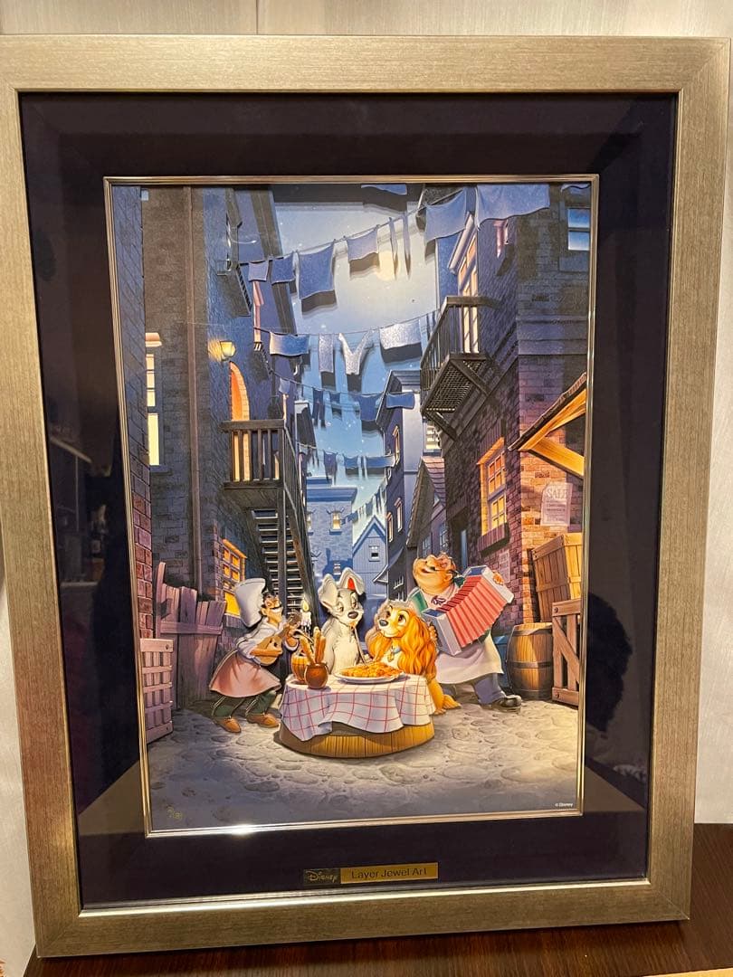 最終値引き⭐︎レディとトランプ アート作品 フレーム付き　28 万★世界限定150