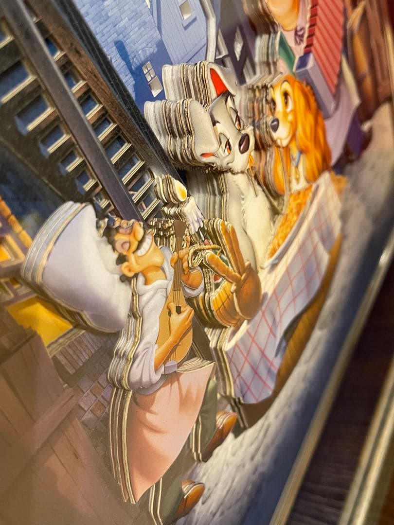 最終値引き⭐︎レディとトランプ アート作品 フレーム付き　28 万★世界限定150