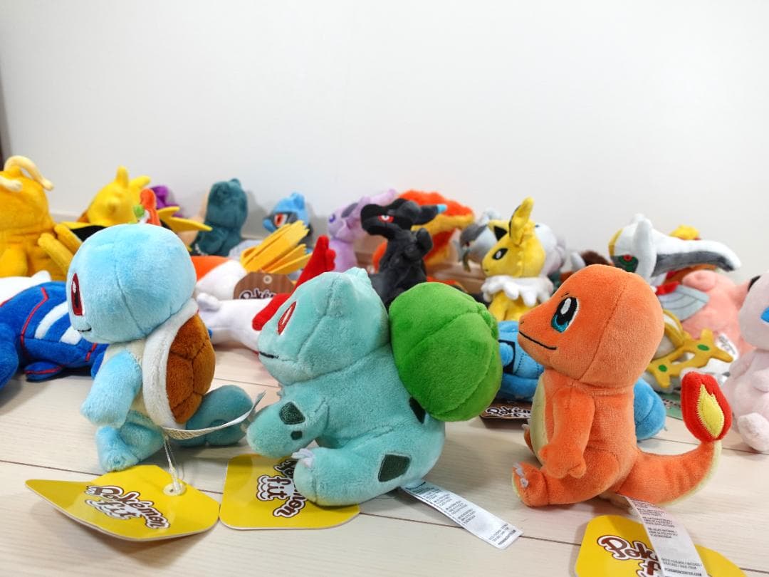 ポケモン fit ぬいぐるみ まとめ売り 25体 ミュウ リザードン ルギア 他