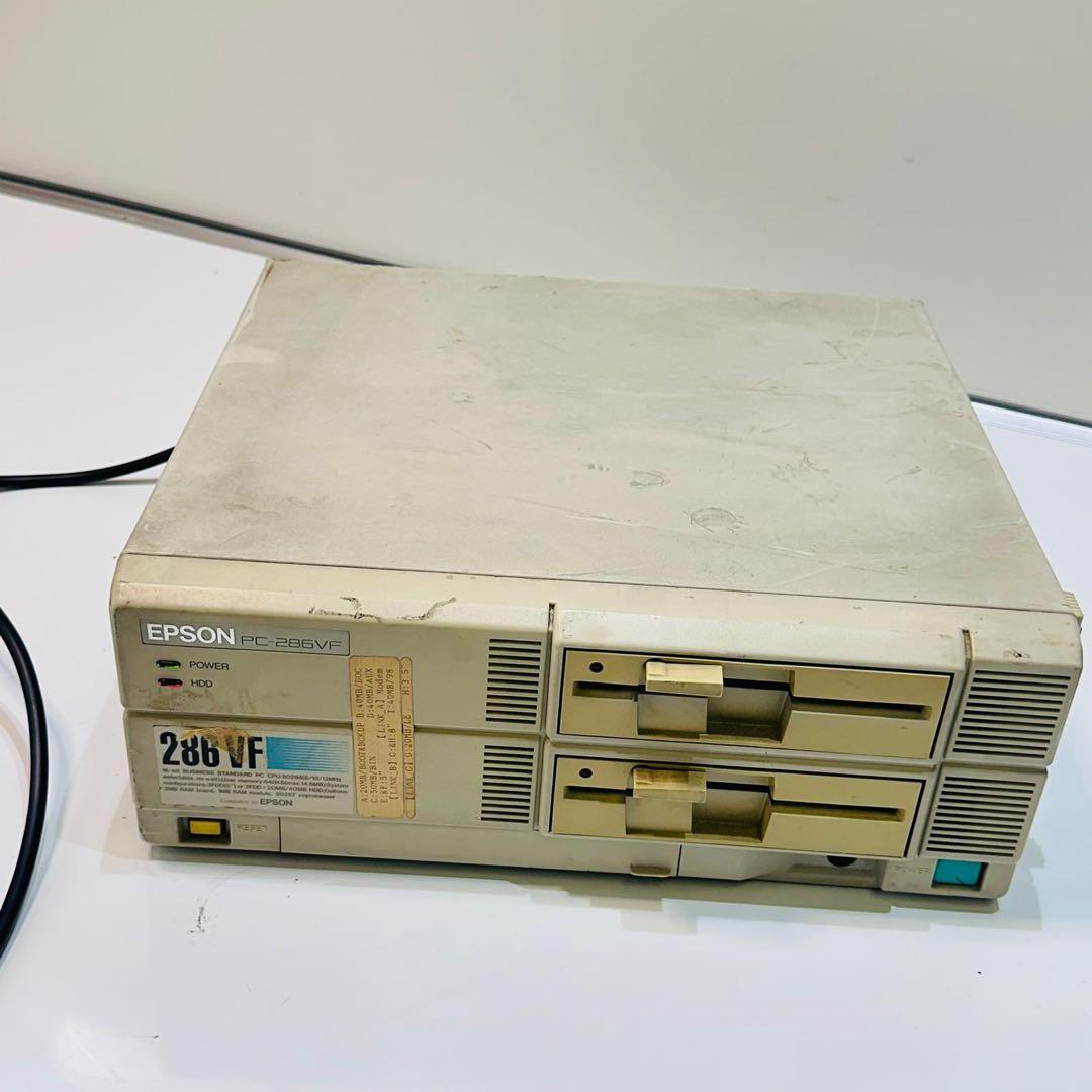 EPSON PC-286VF デスクトップPC 動作品