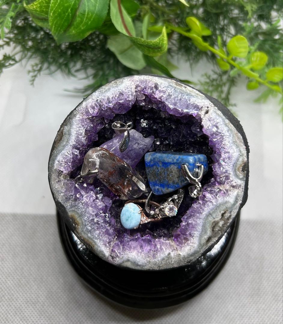 ⭐️アメジストジオードドーム♡ウルグアイ産　紫水晶　置物⭐️