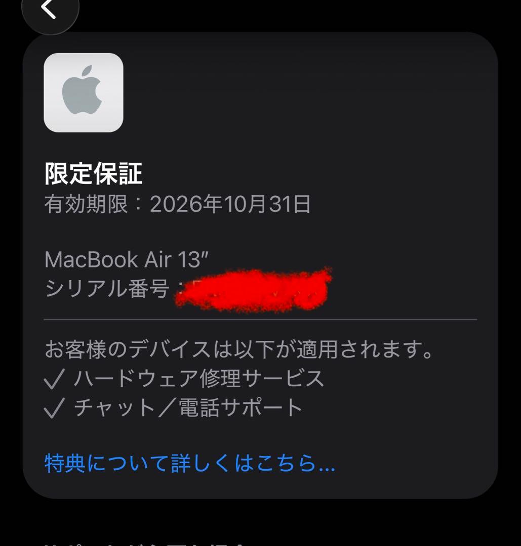 MacBook Air M4 メモリ24GB ストレージ512GB 13インチ