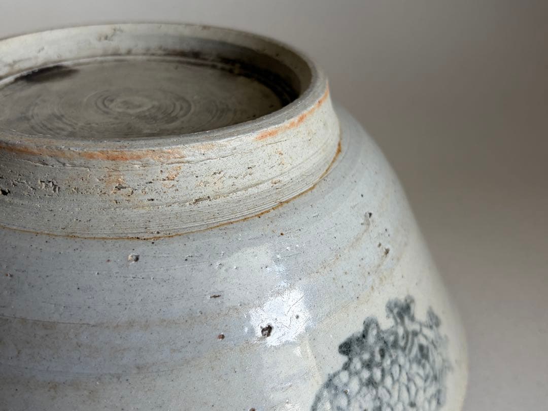 中国 徳化窯 魚文印判鉢 染付 青花 骨董古美術 清朝 華南染付 安南 時代