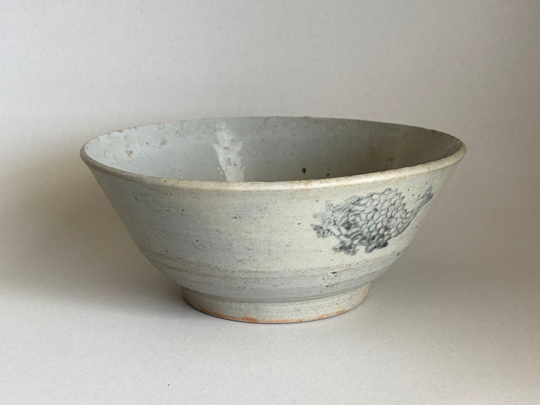 中国 徳化窯 魚文印判鉢 染付 青花 骨董古美術 清朝 華南染付 安南 時代