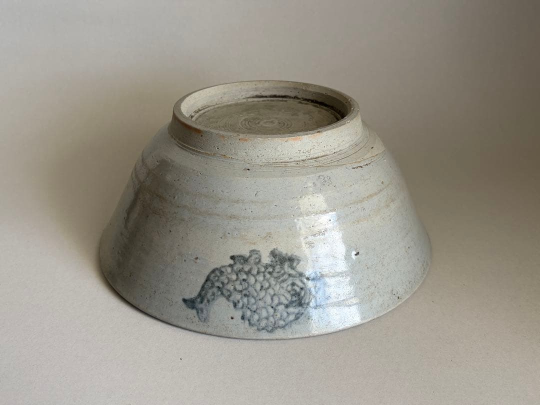 中国 徳化窯 魚文印判鉢 染付 青花 骨董古美術 清朝 華南染付 安南 時代