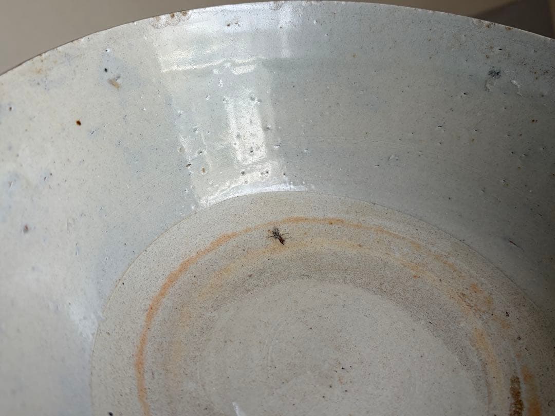 中国 徳化窯 魚文印判鉢 染付 青花 骨董古美術 清朝 華南染付 安南 時代