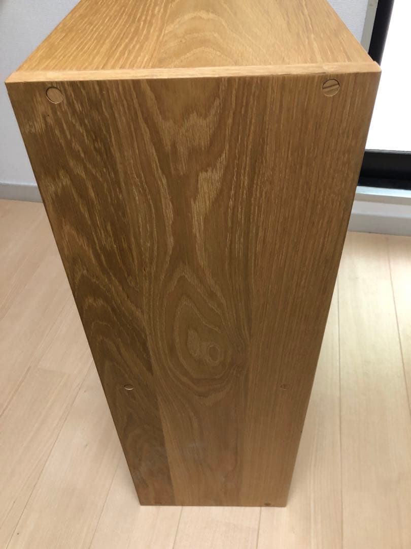 無印良品 スタッキングシェルフ・ワイド・2段・オーク材