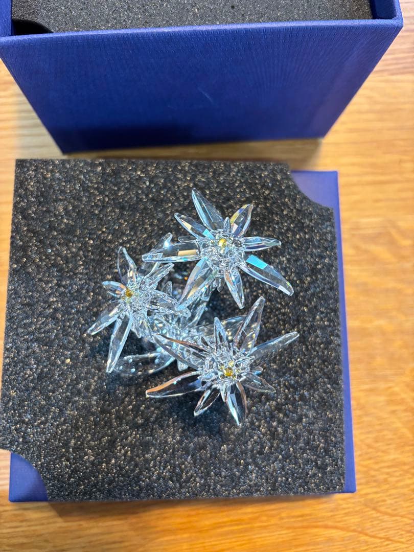 【新品】swarovski スワロフスキー SCS エーデルワイス