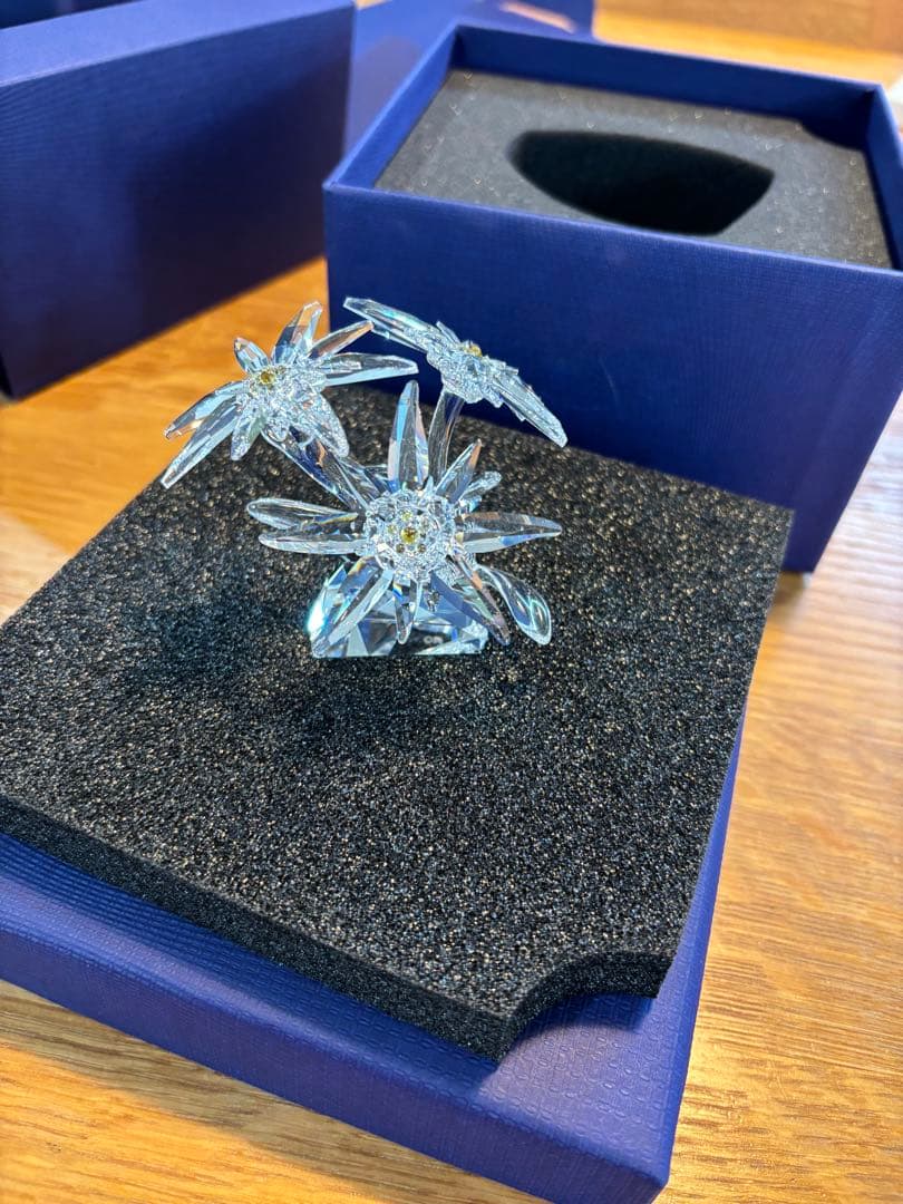 【新品】swarovski スワロフスキー SCS エーデルワイス