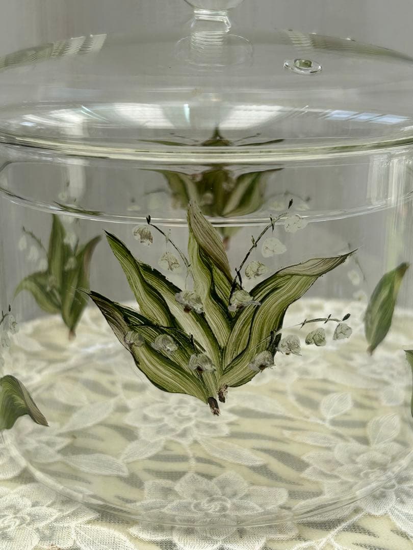 ❗️手書き　ガラスのお鍋