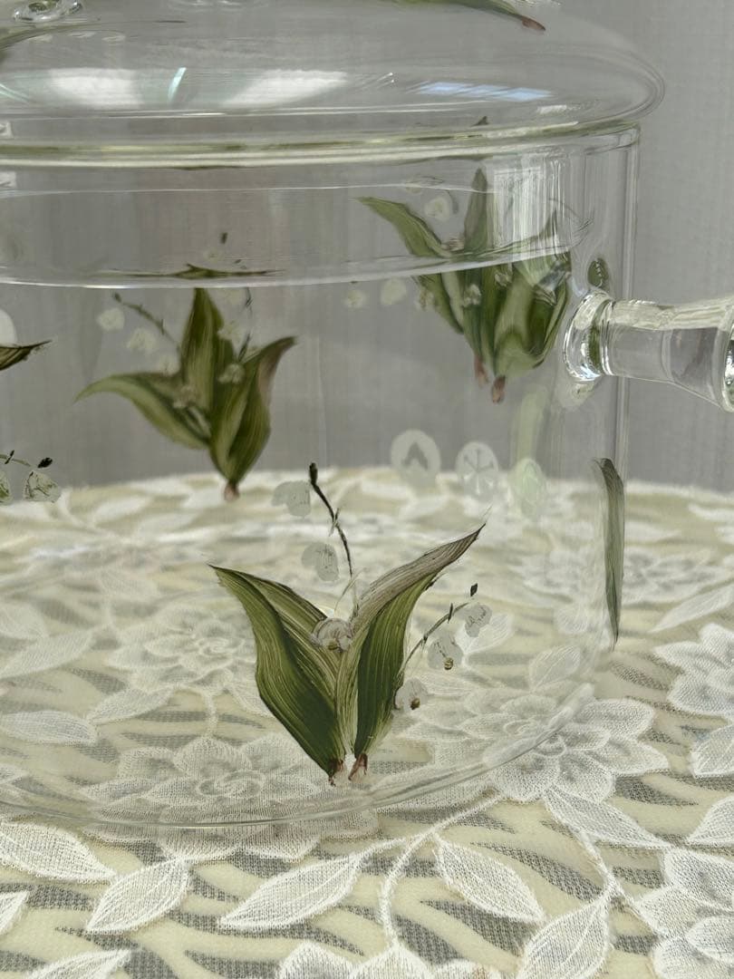 ❗️手書き　ガラスのお鍋