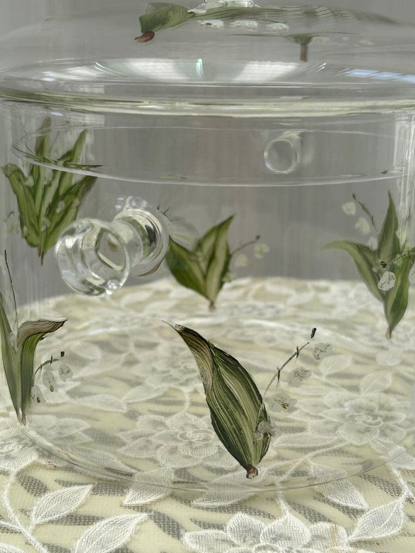 ❗️手書き　ガラスのお鍋