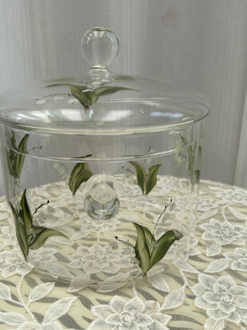 ❗️手書き　ガラスのお鍋