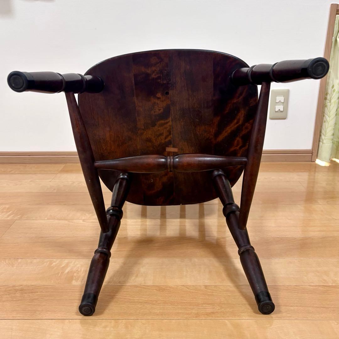 北海道民芸家具 ウィンザーチェア ダイニングチェア 木製チェア 2脚セット