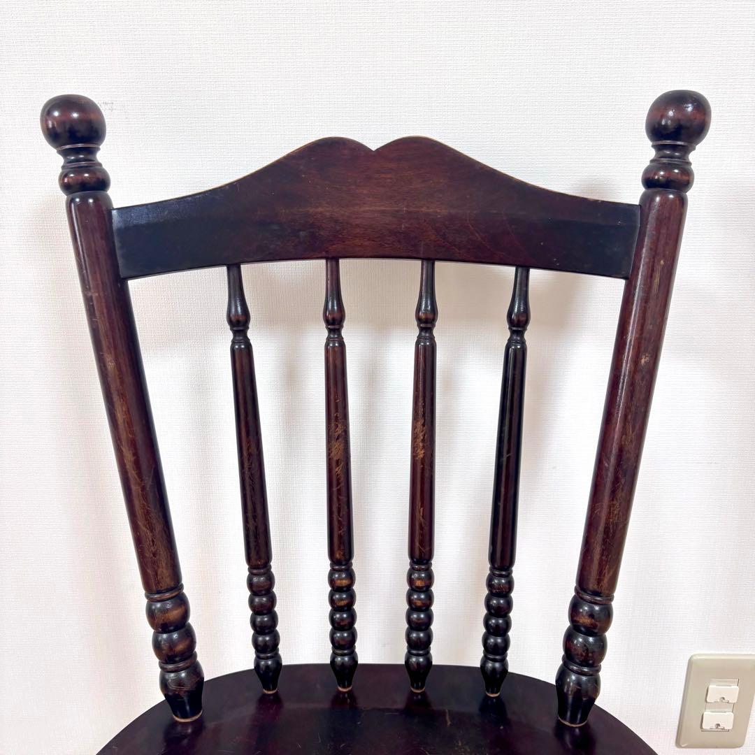 北海道民芸家具 ウィンザーチェア ダイニングチェア 木製チェア 2脚セット