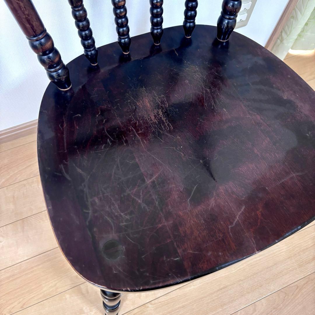 北海道民芸家具 ウィンザーチェア ダイニングチェア 木製チェア 2脚セット