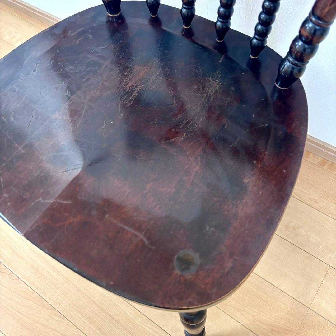 北海道民芸家具 ウィンザーチェア ダイニングチェア 木製チェア 2脚セット