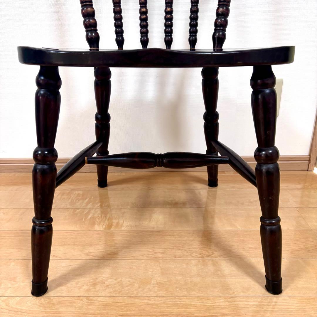 北海道民芸家具 ウィンザーチェア ダイニングチェア 木製チェア 2脚セット