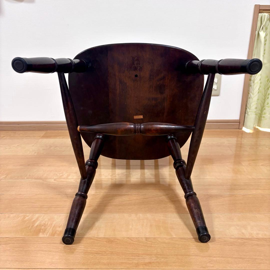 北海道民芸家具 ウィンザーチェア ダイニングチェア 木製チェア 2脚セット
