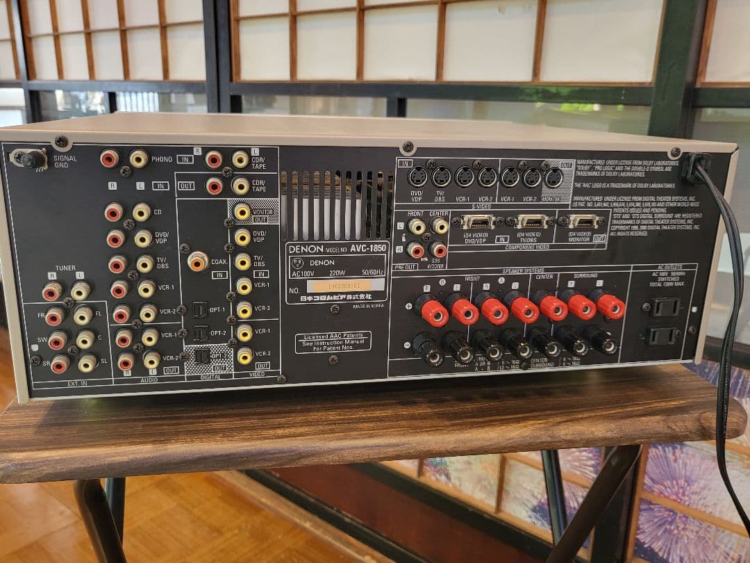 DENON デノン AVアンプ AVC-1850 RC-897リモコン