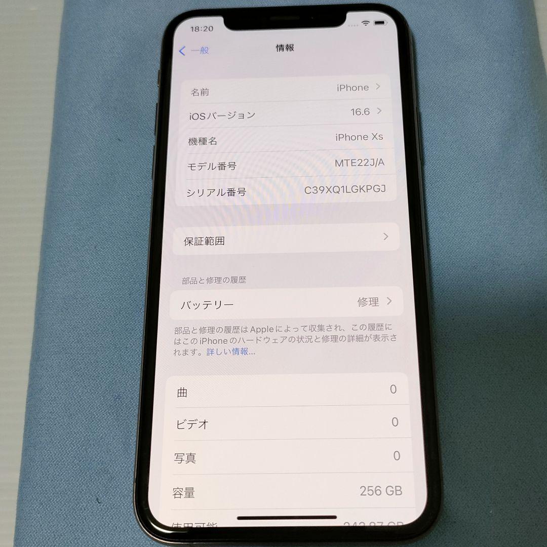 iPhone Xs 256GB SIMロックなし