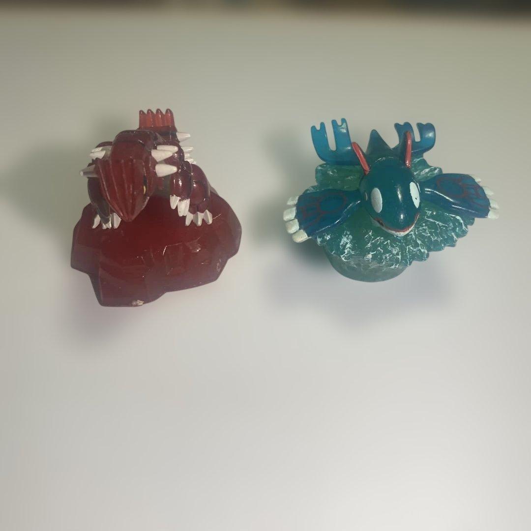 希少 グラードン カイオーガ クリア モンコレ