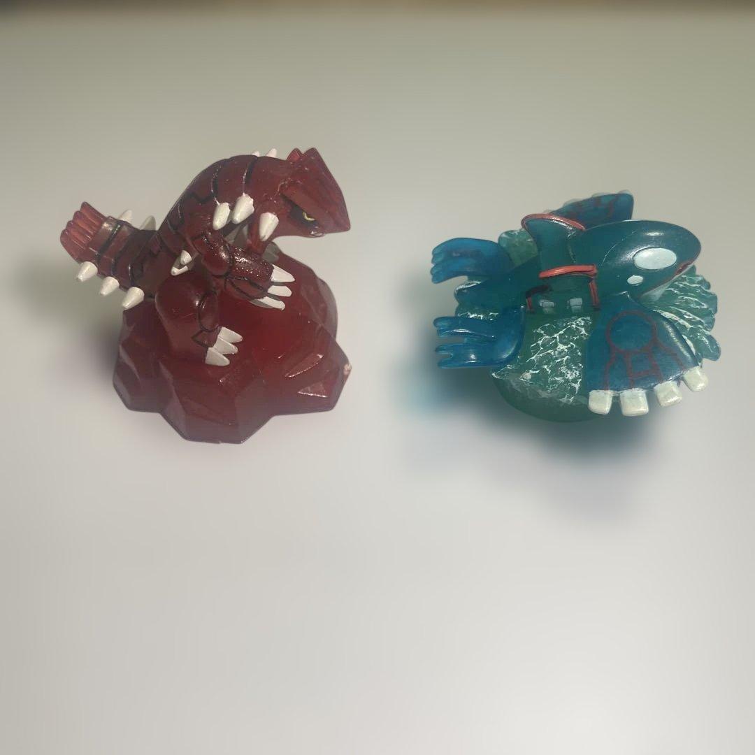 希少 グラードン カイオーガ クリア モンコレ