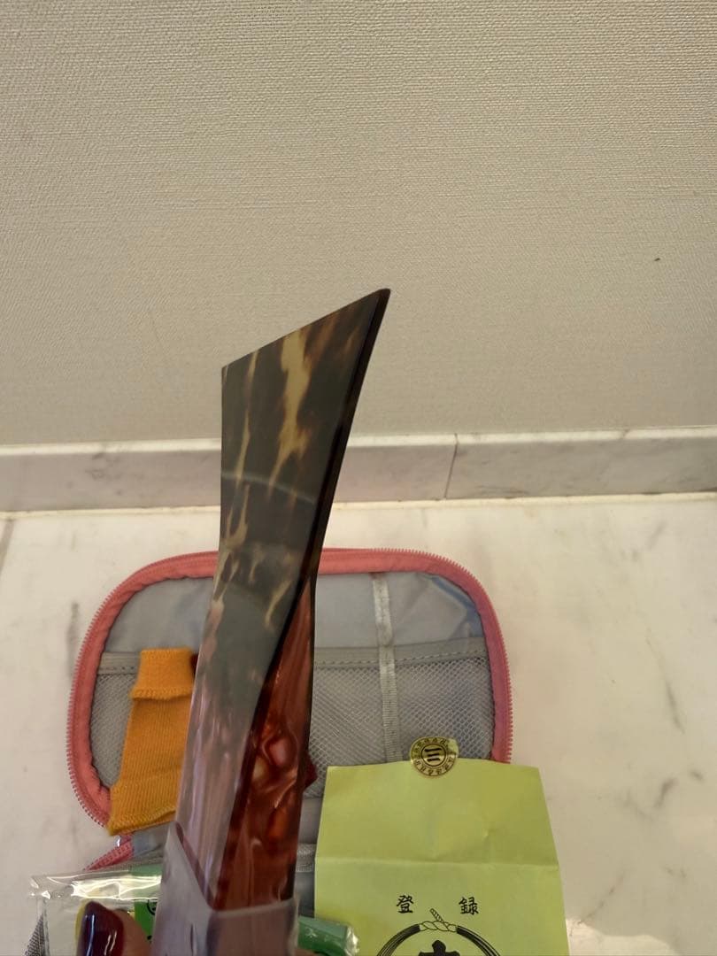 三味線用 撥 パール台 鼈甲