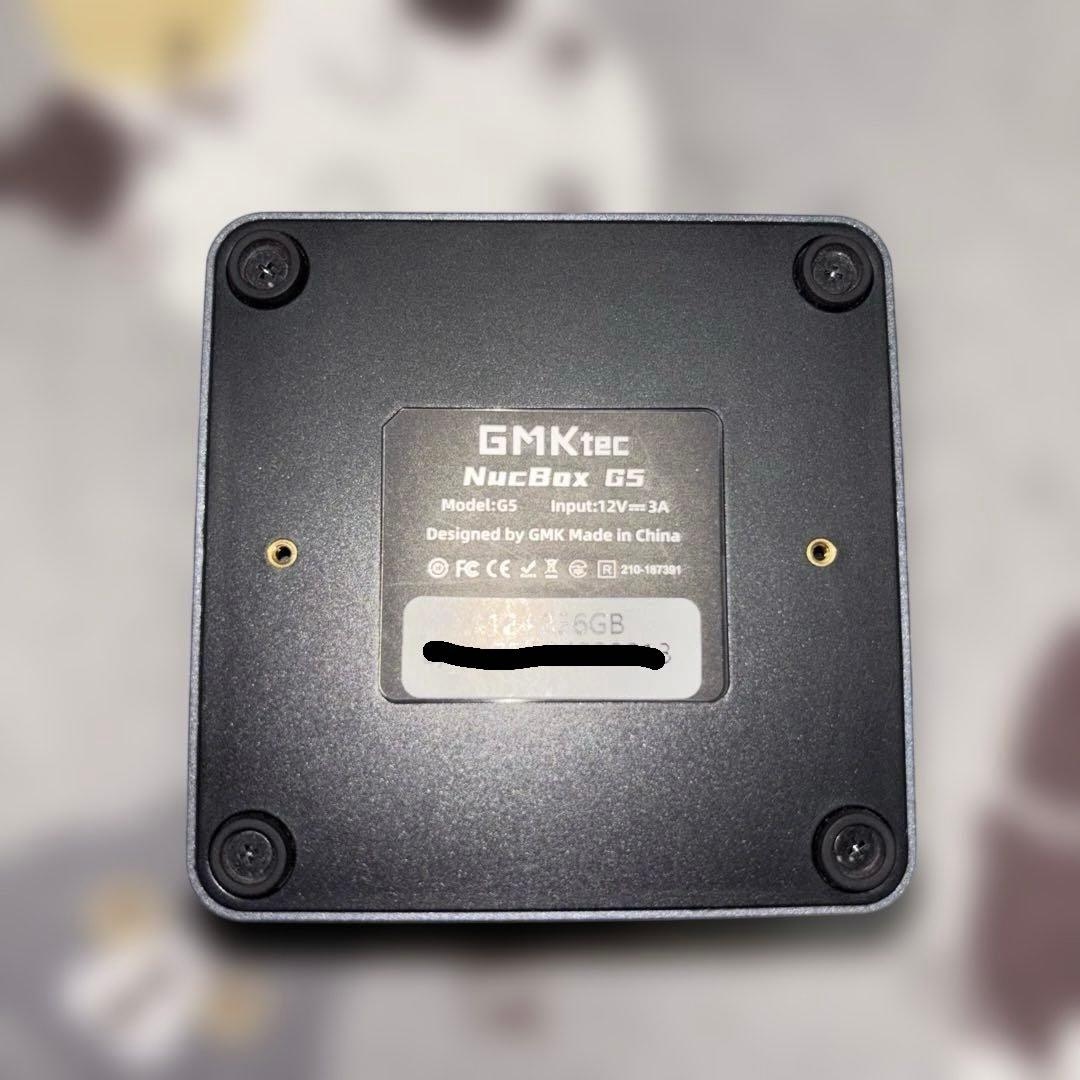 ミニPC GMKtec NucBox G5 12+256GB