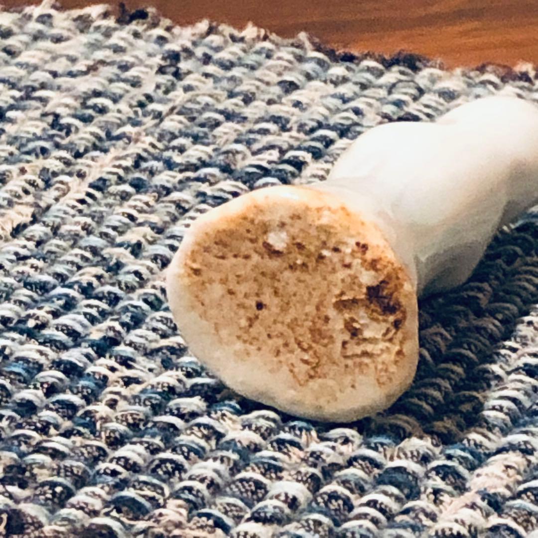 李朝の白磁鉄絵人形（鉄砂人形）男女一対　朝鮮民藝明器