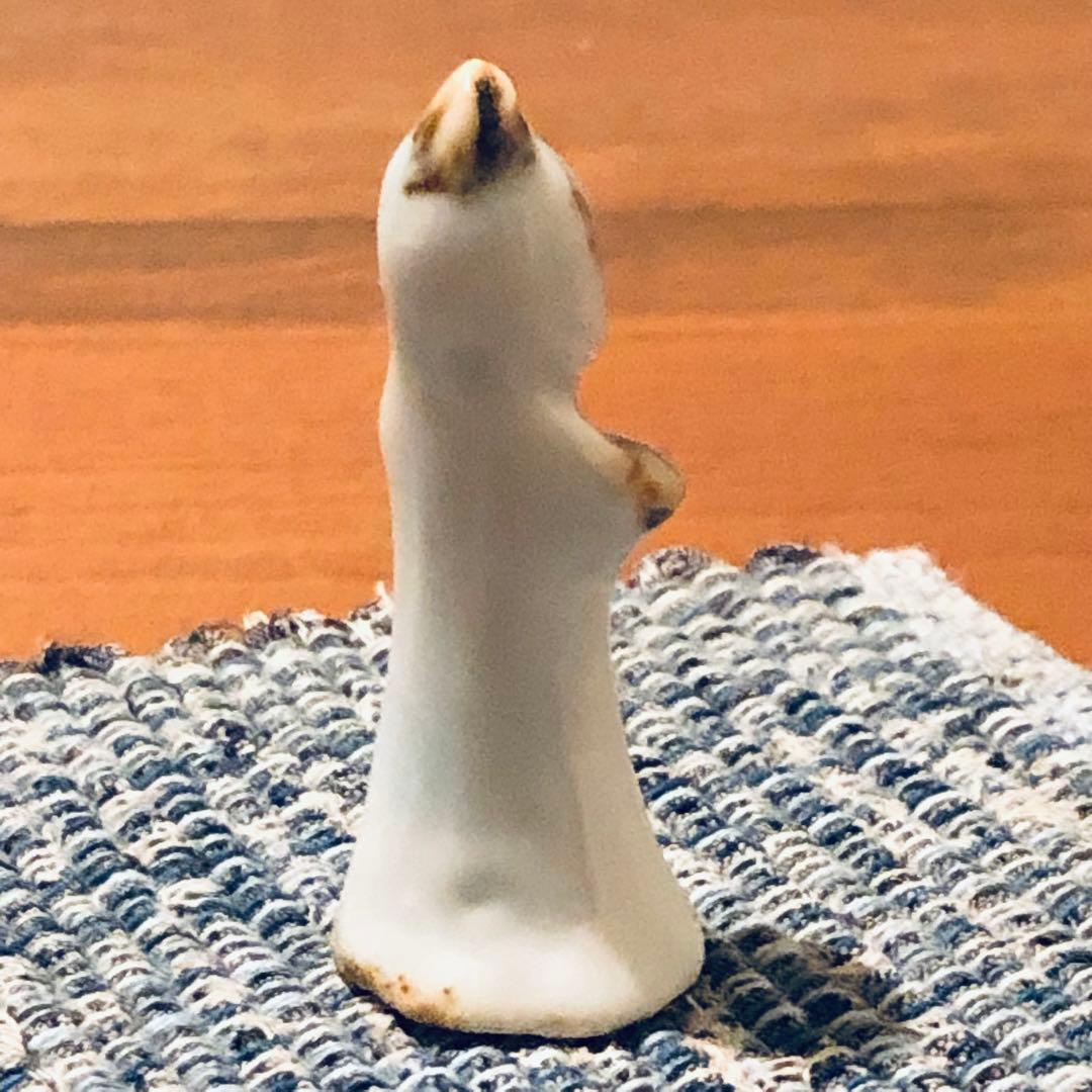 李朝の白磁鉄絵人形（鉄砂人形）男女一対　朝鮮民藝明器