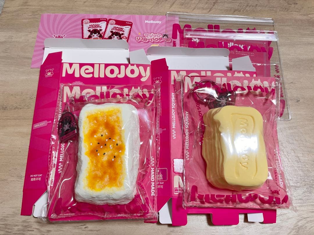 【未使用】Mellojoy メロジョイ　スクイーズ　焼き餅　バタークリームチーズ