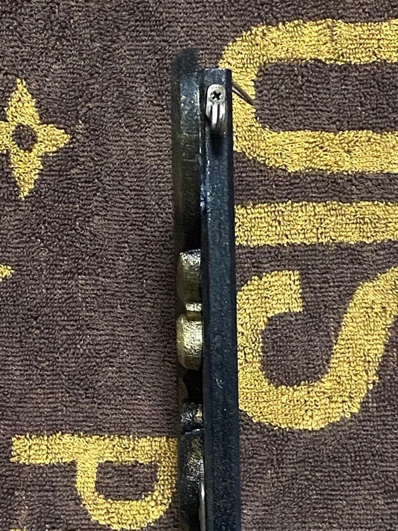 未使用♦️ゴシック調 コンパクト ハンガーフック♦️アンティーク風♦️金＆黒♦️送料込