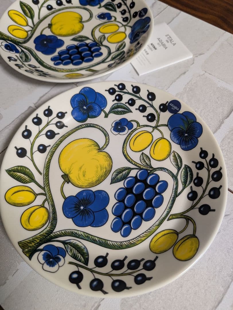 ★新品未使用★ ARABIA パラティッシ プレート 21cm 2枚セット