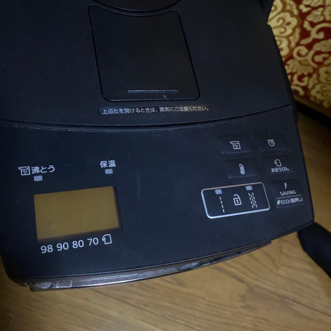 2025/4月購入TIGER ブラック 電気ケトル ハンドル付き 2.2L