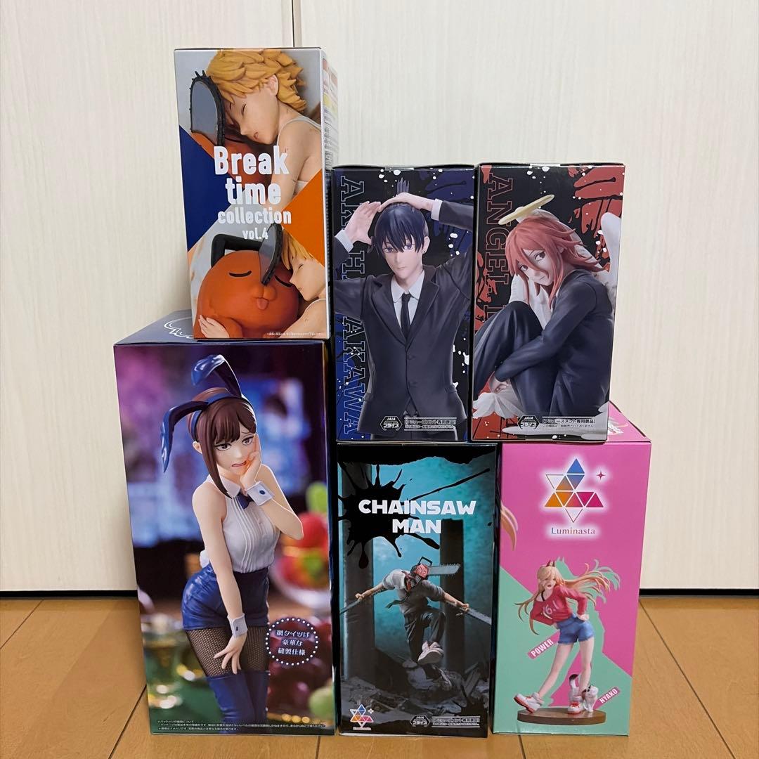 チェンソーマン　フィギュア6体セット　ラウンドワン限定など　まとめ売り