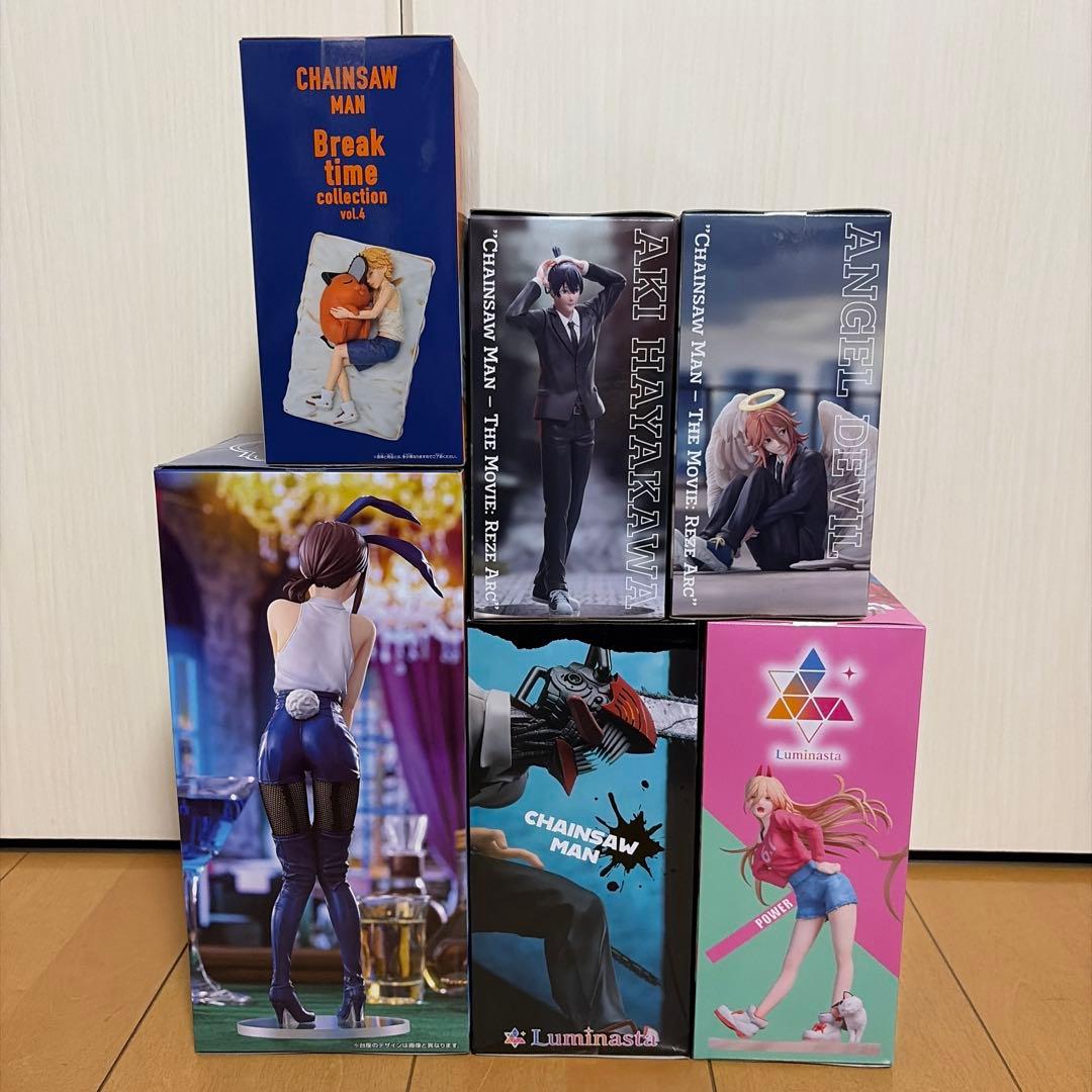 チェンソーマン　フィギュア6体セット　ラウンドワン限定など　まとめ売り