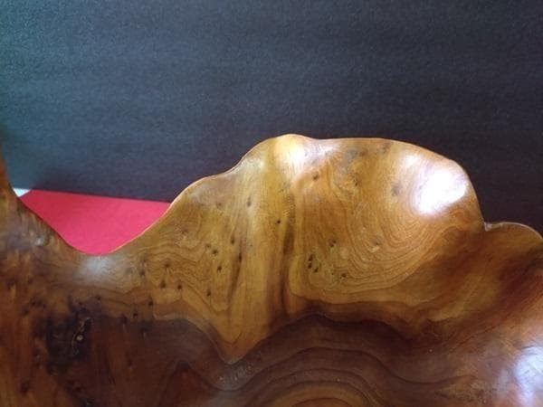 Y 長期保管 天然木 屋久杉？ バスケット アンティーク インテリア カゴ