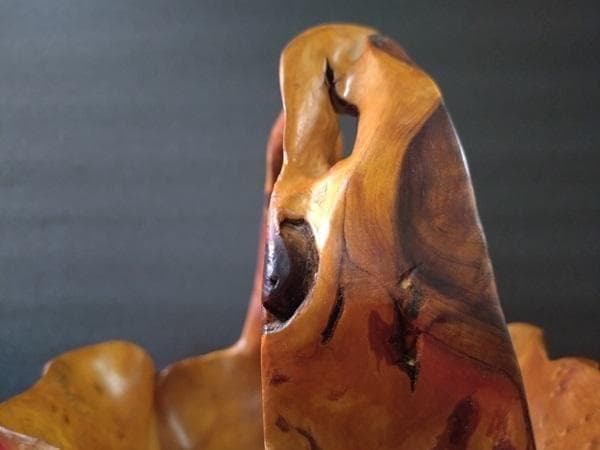 Y 長期保管 天然木 屋久杉？ バスケット アンティーク インテリア カゴ