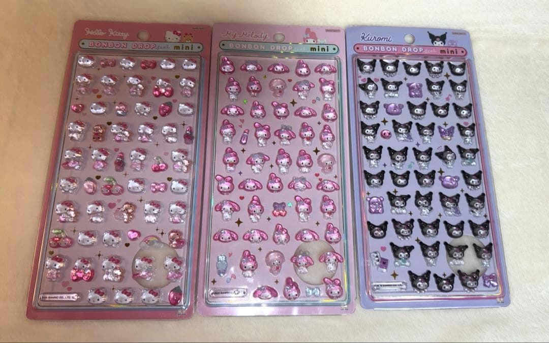 正規品 うるちゅるポップシール ボンボンドロップ シール サンリオ スティッチ