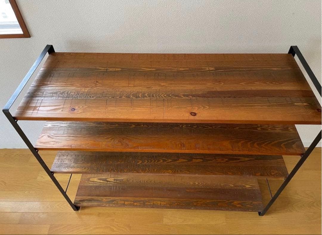 a.depeche アデペシュ4段 棚シェルフ・ヴィンテージ風　インダストリアル