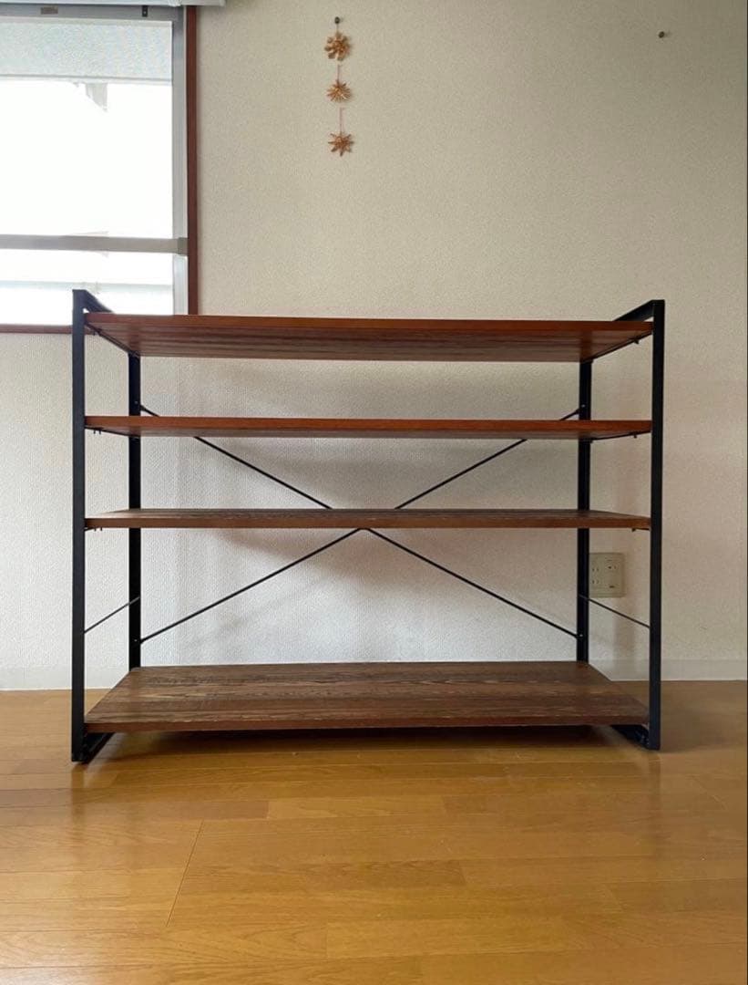 a.depeche アデペシュ4段 棚シェルフ・ヴィンテージ風　インダストリアル