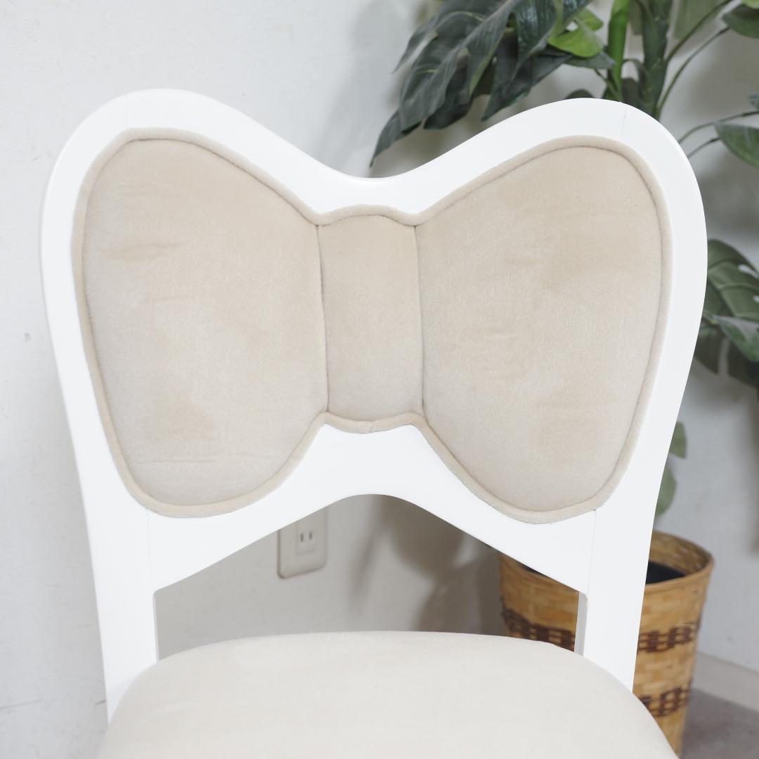 フォロー割【新品】リボンチェア　姫系　プリンセス