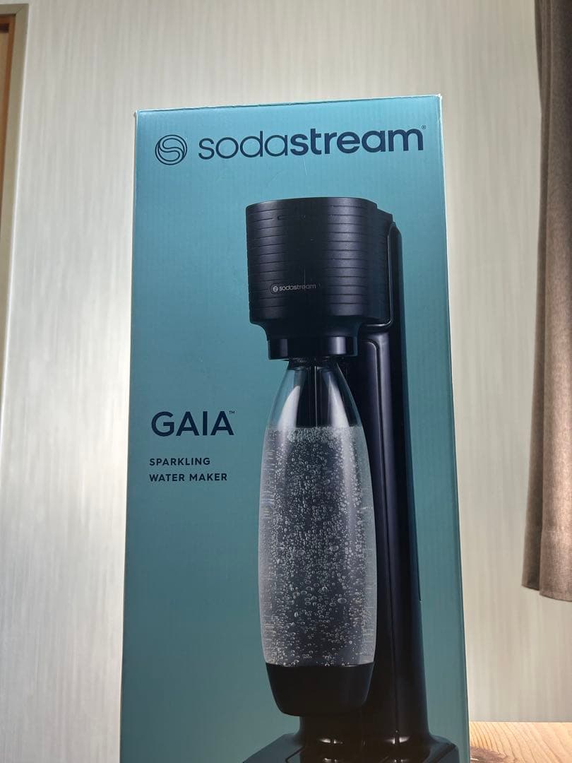 sodastreamGAIAソーダストリーム新品未使用炭酸ガス付き