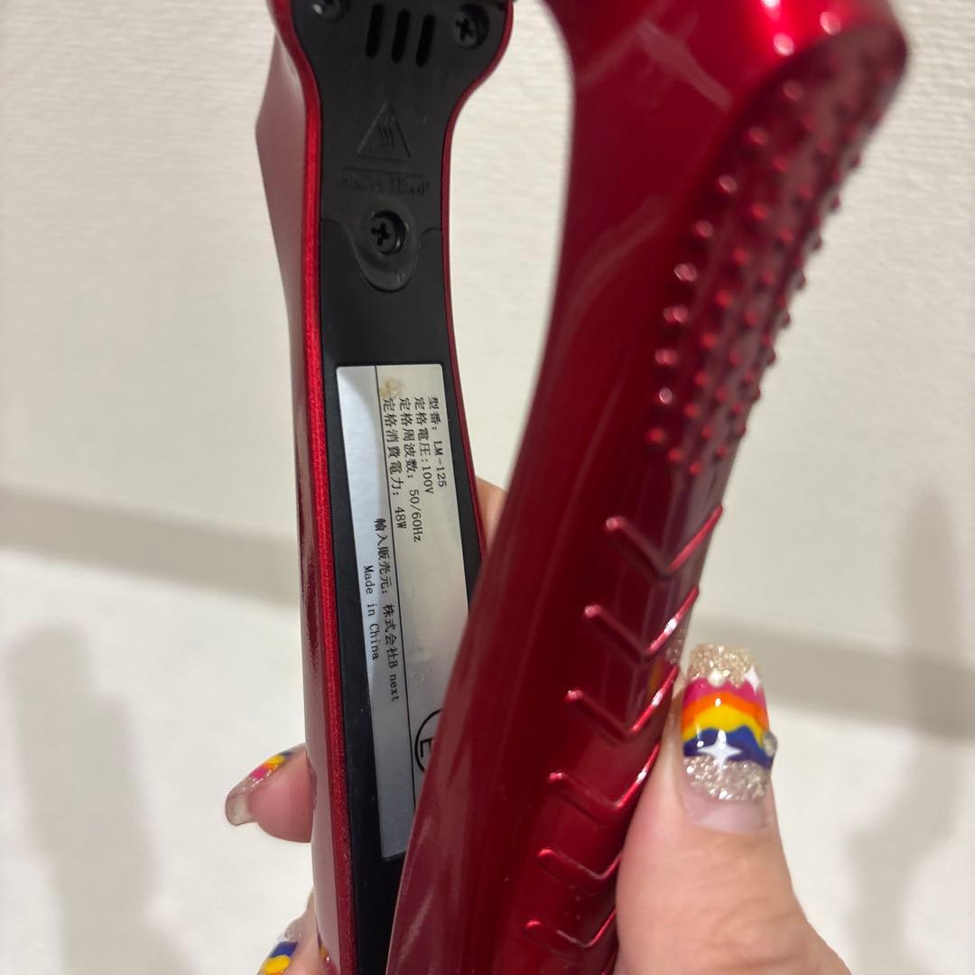 radiant ストレートヘアアイロン レッド　【ジャンク品】