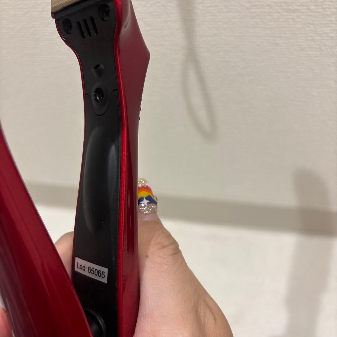 radiant ストレートヘアアイロン レッド　【ジャンク品】