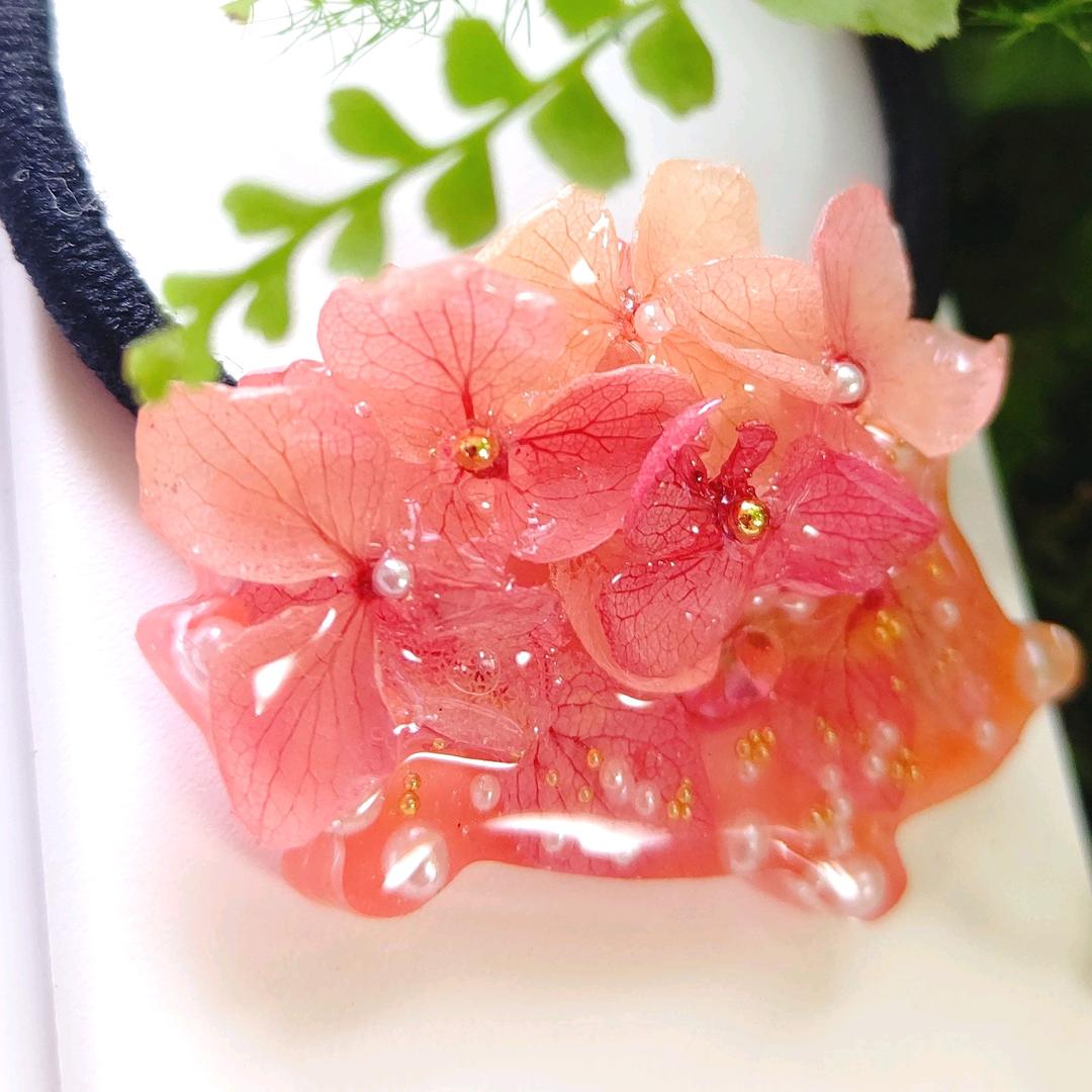 専用585*ヘアゴム(ハリネズミ・オレンジ)