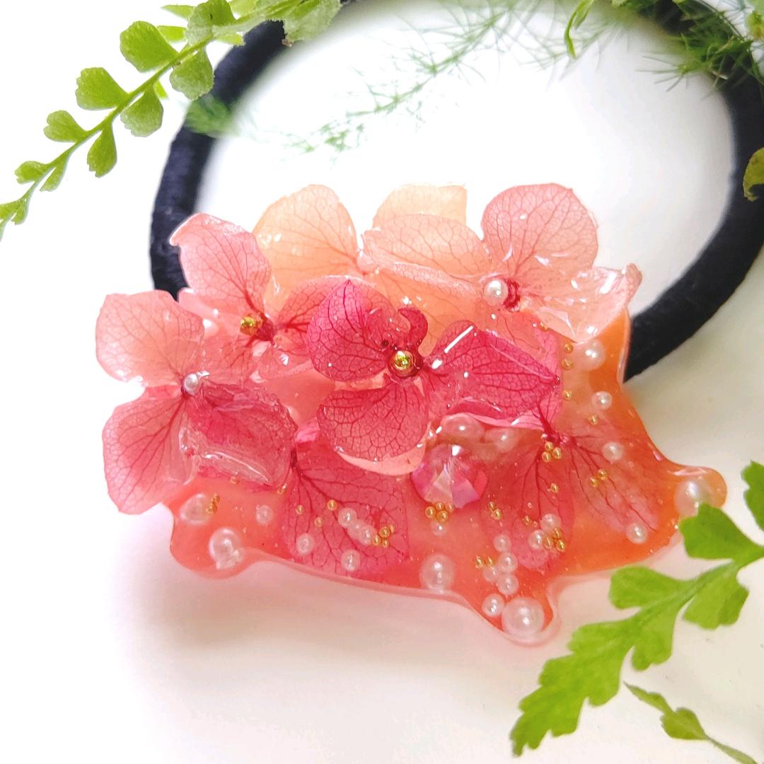 専用585*ヘアゴム(ハリネズミ・オレンジ)