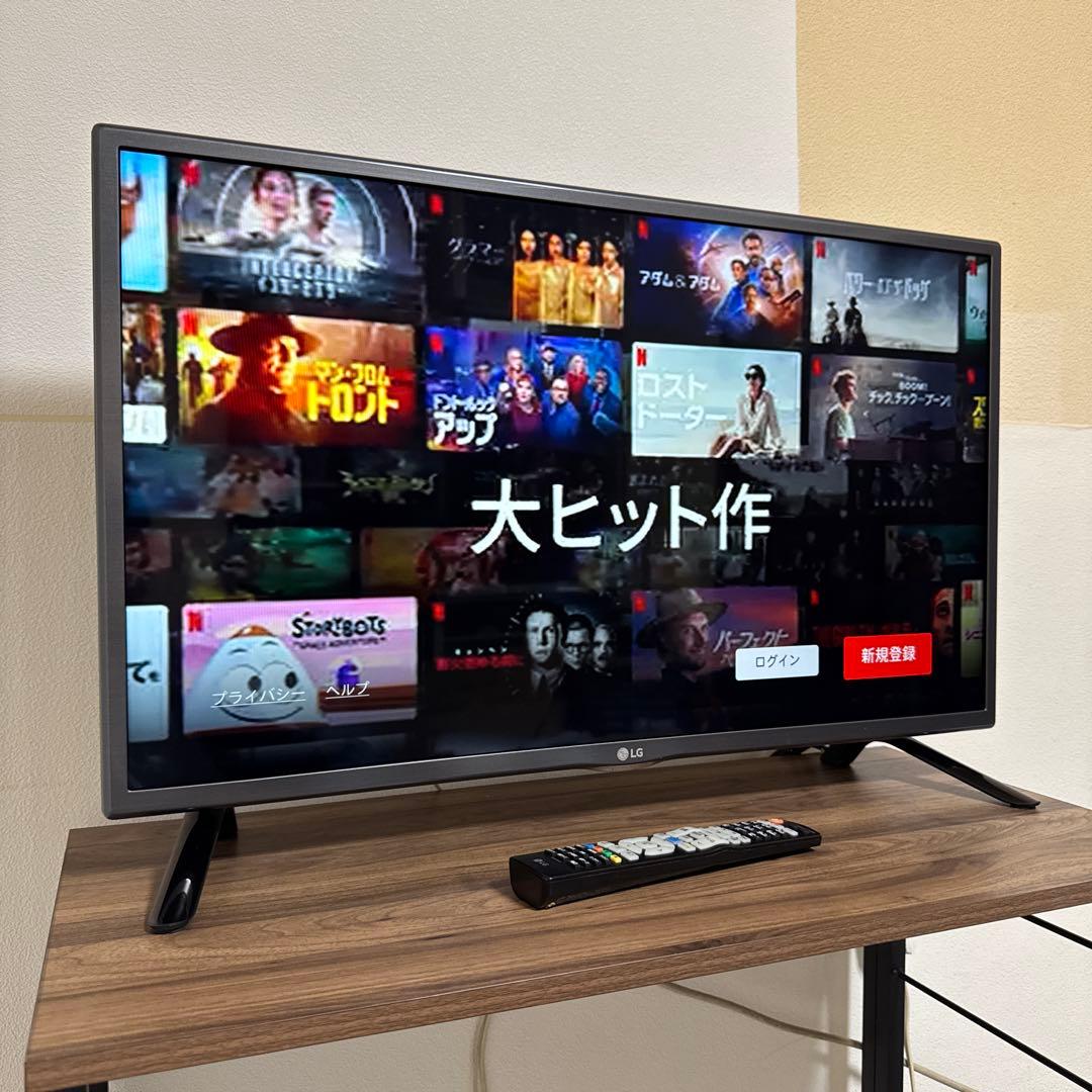 LG 32V型液晶テレビ スマートテレビ YouTube Netflix内蔵