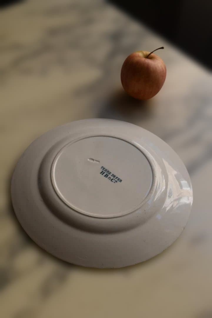 美品 choisy-le-roi ショワジー　小鳥のデザート皿　アンティーク